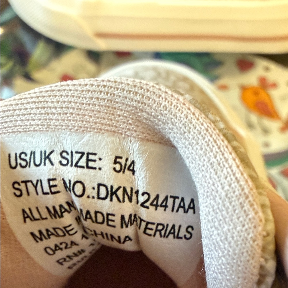 DKNY Kids Sneakers - Pink and Cream - Picture 4 of 4